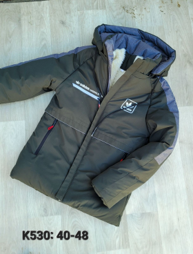 No Brand K530 khaki (зима) куртка дитяча