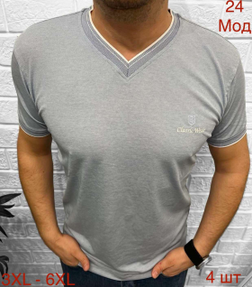 No Brand 24-4 grey (лето) футболка мужские