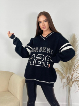 No Brand 518 black (деми) свитер женские