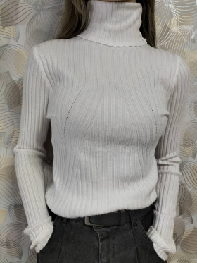 No Brand 9008 white (зима) свитер женские