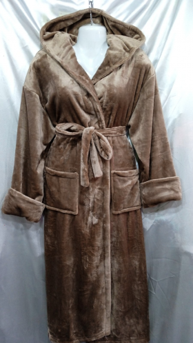 No Brand 1110 brown (зима) жіночі халат