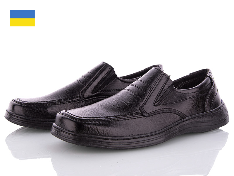 Lvovbaza Roksol Т1 чорний (демі) чоловічі туфлі