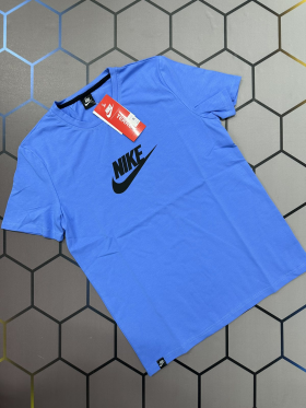 No Brand 4176 l.blue (лето) футболка мужские