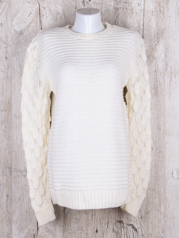 No Brand 130 white (зима) светр жіночі