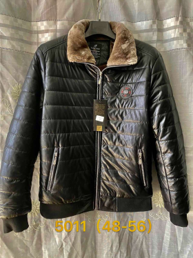 No Brand 5011 black (зима) куртка мужские