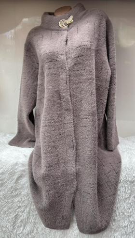 No Brand 26423 grey (демі) жіночі пальта