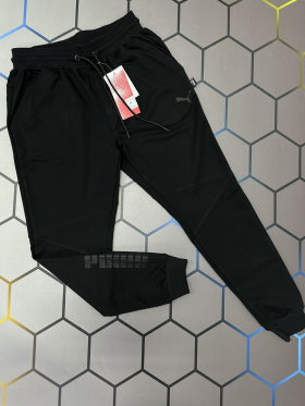 No Brand 4762 black (деми) штаны спорт мужские