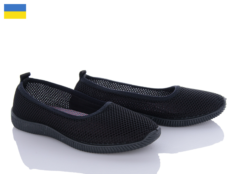 Kredo Кредо 23-40 сітка чорний (літо) туфлі жіночі