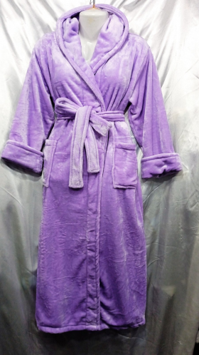 No Brand 1112 lilac (зима) жіночі халат