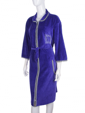 No Brand 31131 purple (демі) жіночі халат