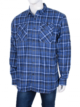No Brand A43-2 blue (зима) рубашка мужские