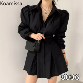 No Brand 8036 black (деми) платье женские
