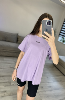 No Brand 01 lilac (лето) футболка женские