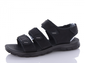 Maznlon A876 black (літо) сандалі чоловічі