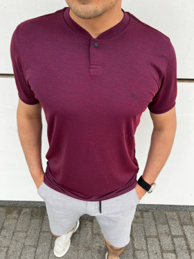 No Brand 34463 purple (лето) футболка мужские