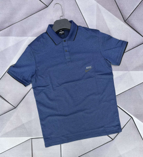 No Brand 4094 blue (лето) футболка мужские