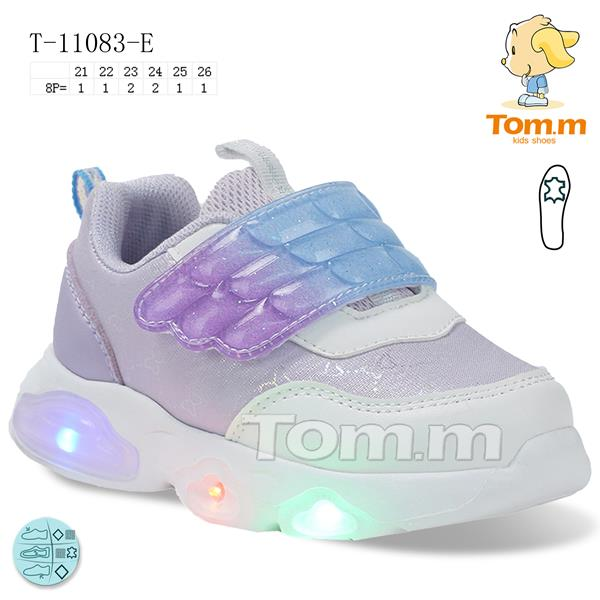 Tom.M 11083E LED (деми) кроссовки детские