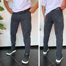 No Brand 17249 grey (деми) джинсы мужские