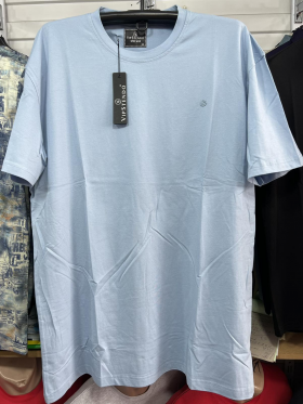 No Brand 145 l.blue (лето) футболка мужские