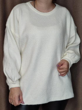 No Brand 833 white (деми) свитер женские