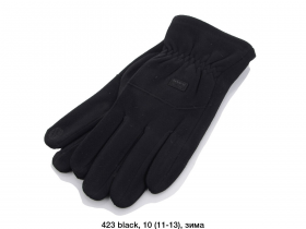 No Brand 423 black (зима) рукавички чоловічі