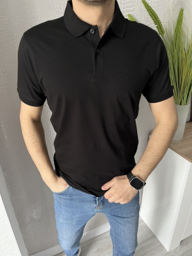 No Brand 1504 black (лето) футболка мужские