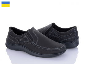 Kindzer T10 чорний (демі) туфлі чоловічі