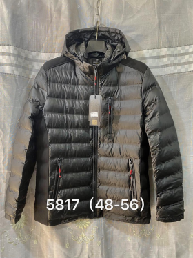 No Brand 5817 black (деми) куртка мужские