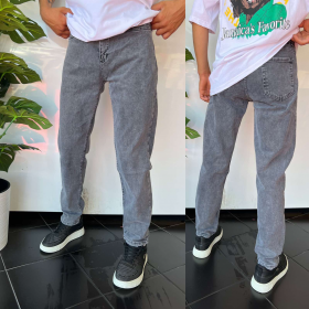 No Brand 17248-38 grey (деми) джинсы мужские