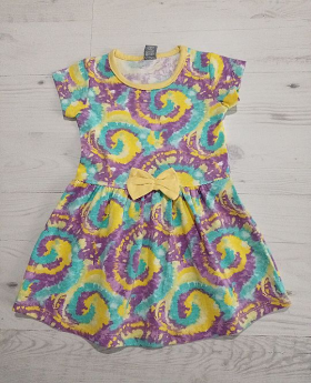 No Brand 1724 purple (лето) платье детские