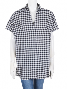 No Brand 061241 grey (лето) рубашка женские