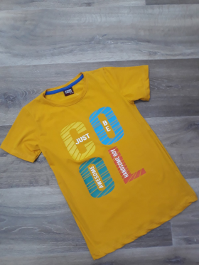 No Brand 8475 yellow (літо) футболка дитяча