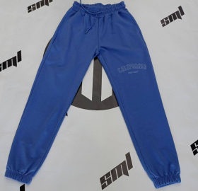 No Brand 20702 l.blue (деми) штаны спорт женские