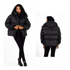 No Brand 80011-4 black (зима) куртка жіночі