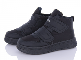Violeta 150-28 all black (демі) кросівки жіночі