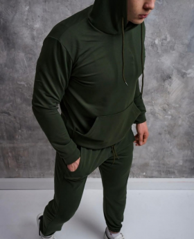 No Brand 11-2 green (деми) костюм спорт мужские