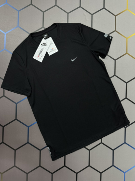 No Brand 4206 black (лето) футболка мужские