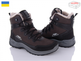 Paolla 363 коричневий (зима) ботинки мужские