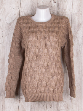 No Brand 163 brown (зима) светр жіночі