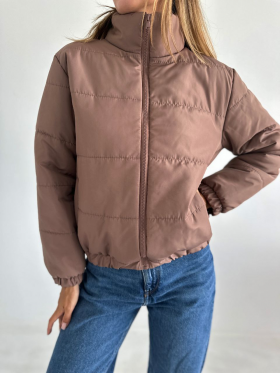 No Brand 700 brown (демі) жіночі куртка