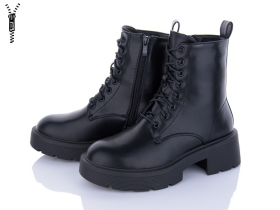 Violeta M20-M8245-1 black (зима) черевики жіночі