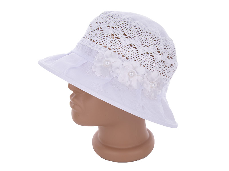 No Brand T002 white (літо) жіночі капелюх