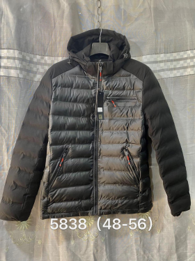 No Brand 5838 black (деми) куртка мужские