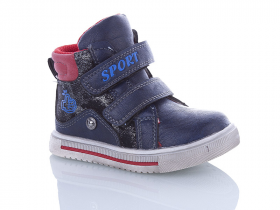 Солнце XT70-1B blue-red (деми) ботинки детские