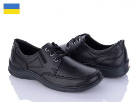 Paolla Kluchkovsky T12 чорний (демі) туфлі чоловічі