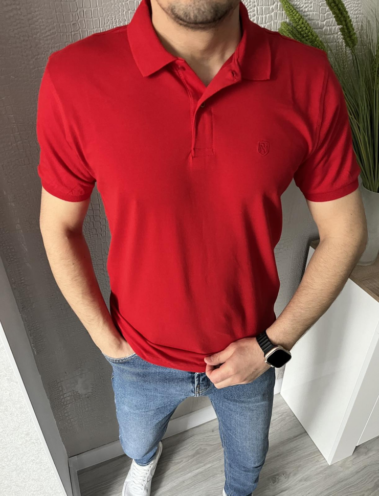 No Brand 1507 red (літо) футболка чоловіча