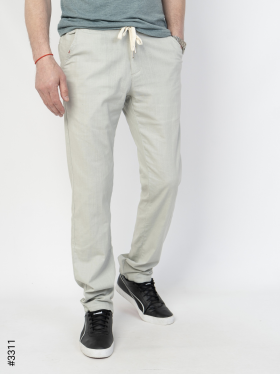 No Brand 3311 l.grey (деми) брюки мужские