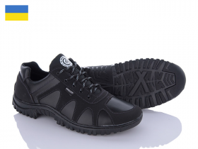 Kindzer UA15 чорний (демі) кросівки чоловічі