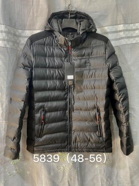 No Brand 5839 black (деми) куртка мужские