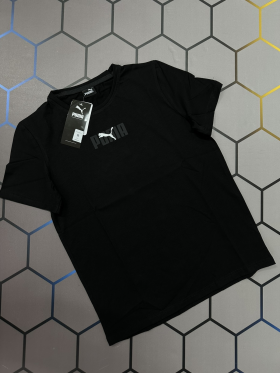 No Brand 4208 black (лето) футболка мужские